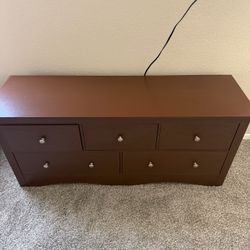 Short Brown Dresser