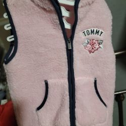 Girls Tommy Hill figure Zip Up Vest