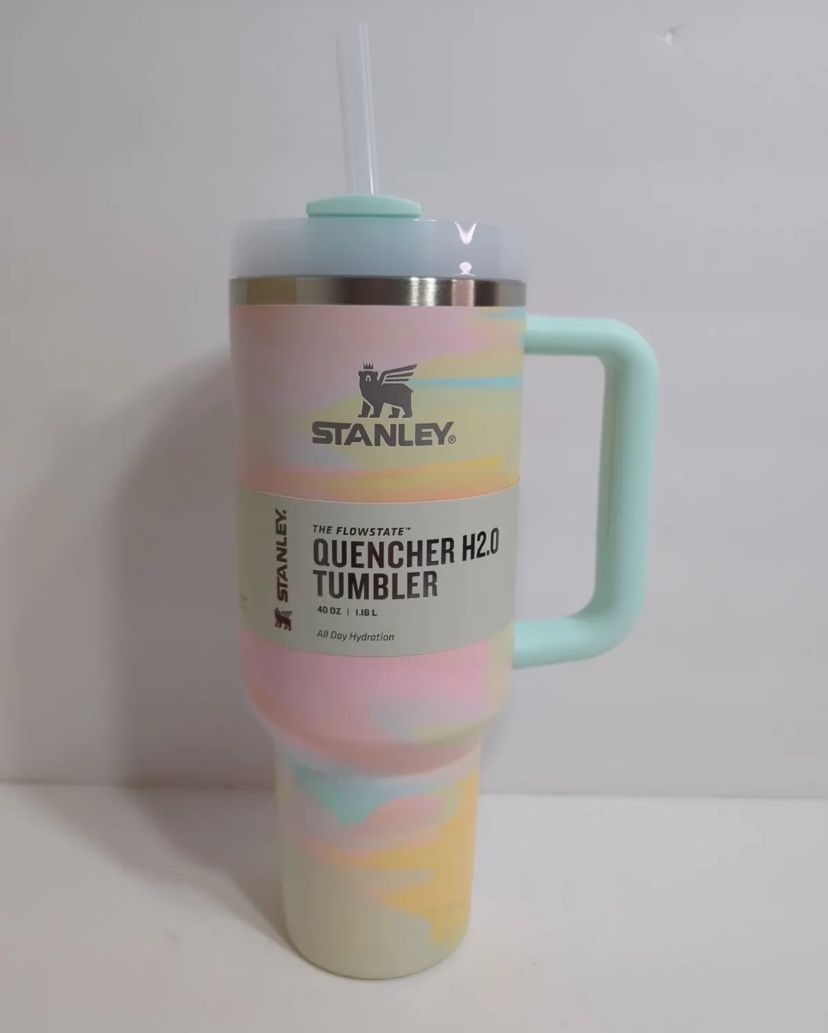 Warm Serene Brushstroke Clean Slate Stanley Cup Exclusive Tumbler 40oz 30oz