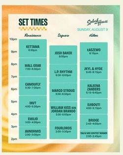 SPLASH HOUSE SUNDAY VIP (w/ CLUBHOUSE ACCESS!)