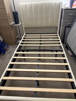 Upholstered Twin Bed