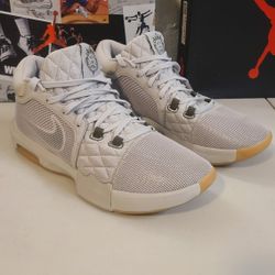 Nike Lebron Witness VIII 8 Grey Lt Iron FB2239-003 Men’s Size 12