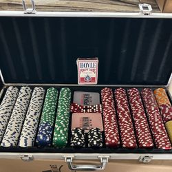 Poker Chip Set with Aluminum Case