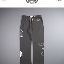 Know Pain Bigelow Sweat Pants in Wolf Gray