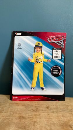 HALLOWEEN DISNEY CARS CRUZ RAMIREZ KIDS SIZE SMALL 4-6 COSTUME