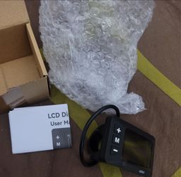 Electric Scooter LCD Display GD02 24V-60V Waterproof Smart Screen with 5Pin Connector