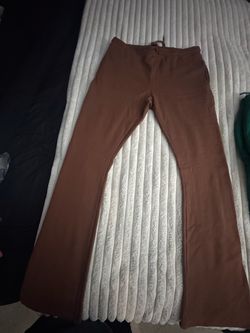 Fashion Nova Sweat pants flared brown size mens XXL