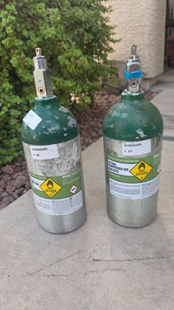 Medical Oxygen Aluminum Cylinder Tanks.