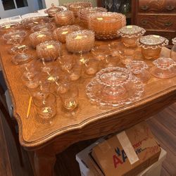 Open Lace Depression Glass 
