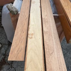 1x6s Oak Stained Boards 