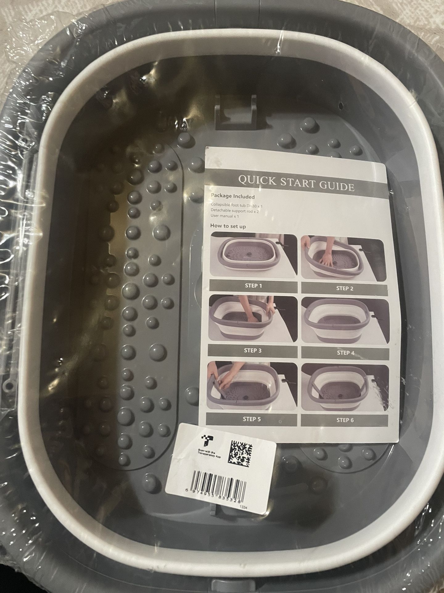 Foot Tub For On The Go Perfect For Other Things Too