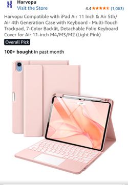 iPaf Air 11 inch case with keyboard**Read Description*"