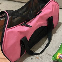 Cat Carrier Pink 
