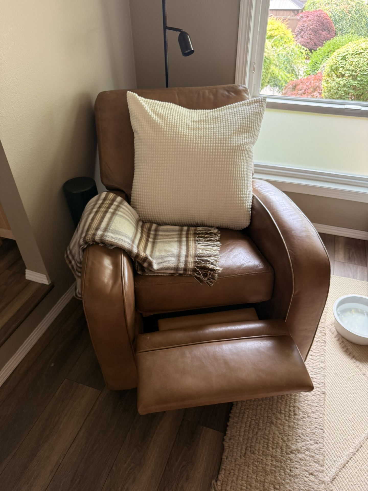 TWO Faux Leather BarcaLounger Recliners