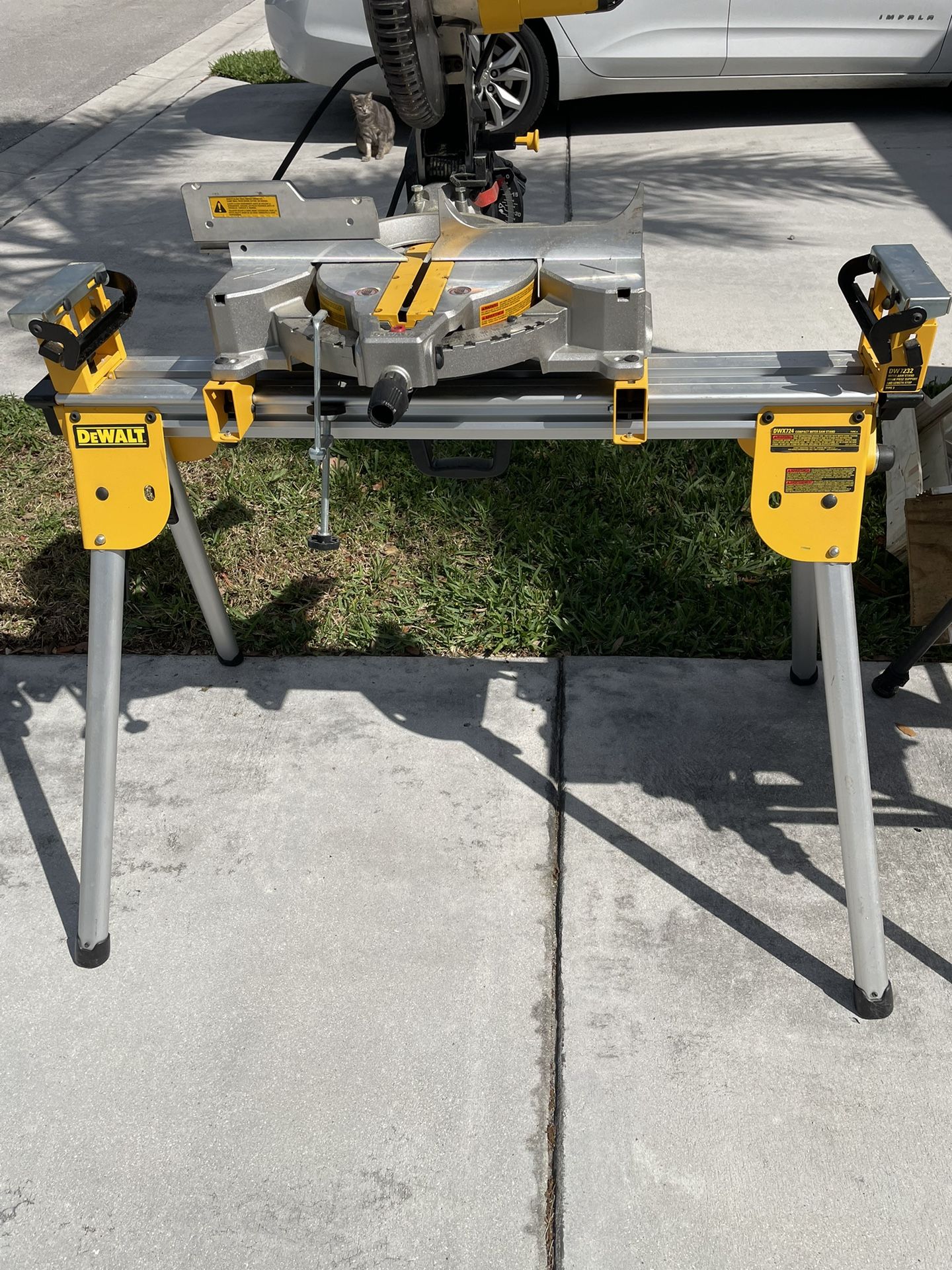 10 Inch Dewalt Mitre Saw With Adjustable Stand for Sale in Lake Worth ...