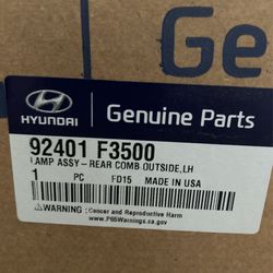 2019 - 2020 Hyundai Elantra Left Tail Light 