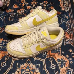 Yellow Nike Dunk Low 