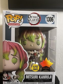 Funko Pop! Mitsuri Kanroji Glows In The Dark Demon Slayer Fundom Exclusive