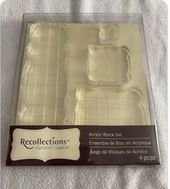 Recollections Acrylic Block Set for Stamping