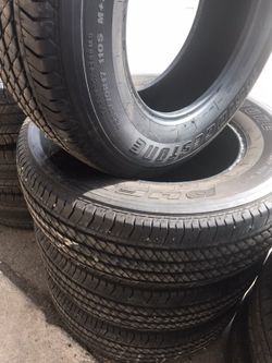 Tires: 255-70-17 Bridgestone
