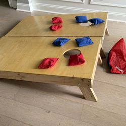 Two New Handmade Corn Hole Boards and Bags