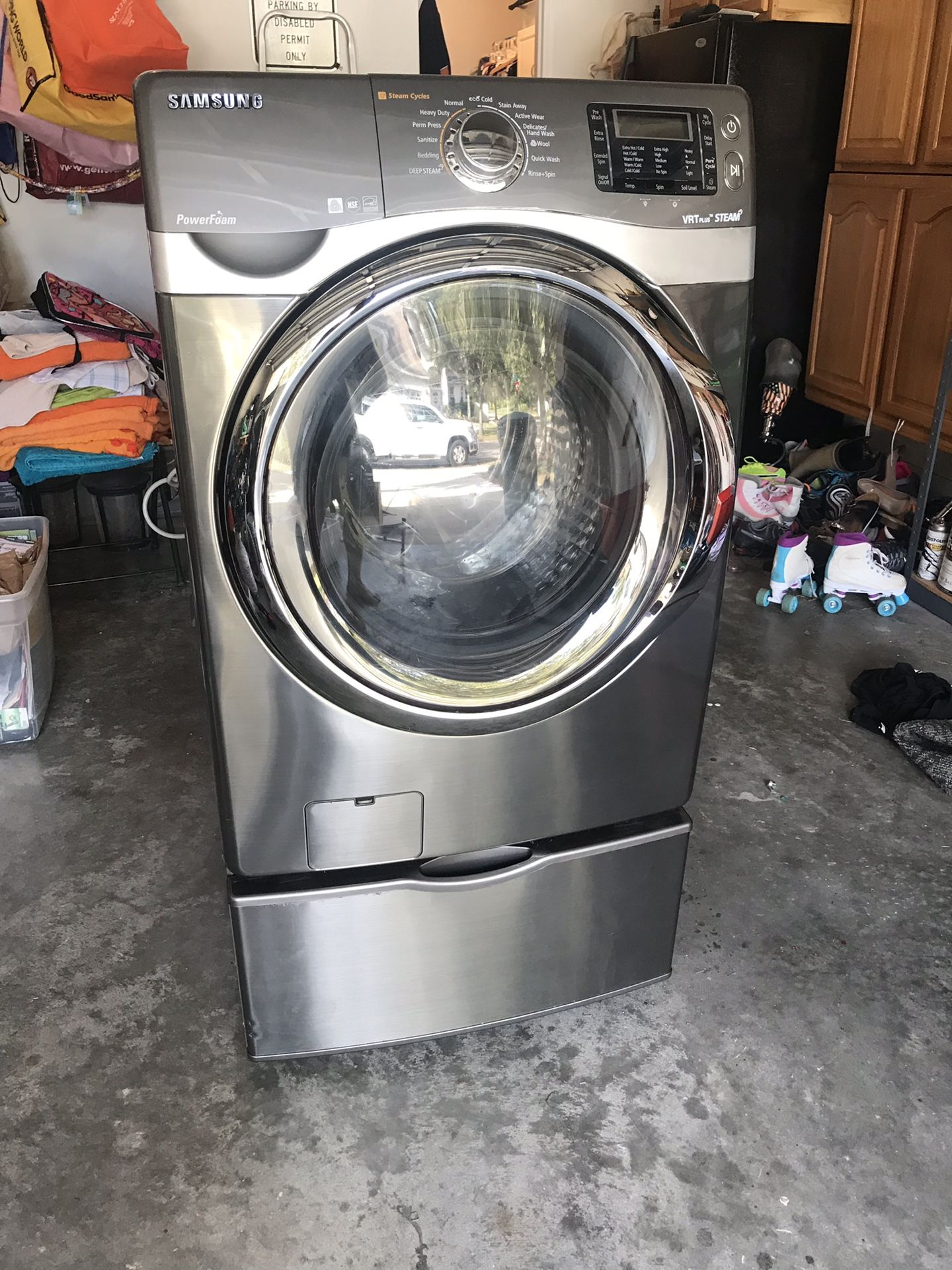Samsung WF520ABP/XAA washer/Steamer Stackable Washer