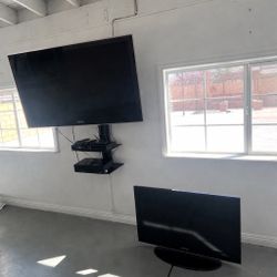 Karaoke System  + Blu-ray Player + 2 Samsung TVs + Wall Mount Bundle