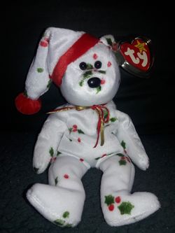 NEW TY 1998 HOLIDAY TEDDY BEANIE BABY