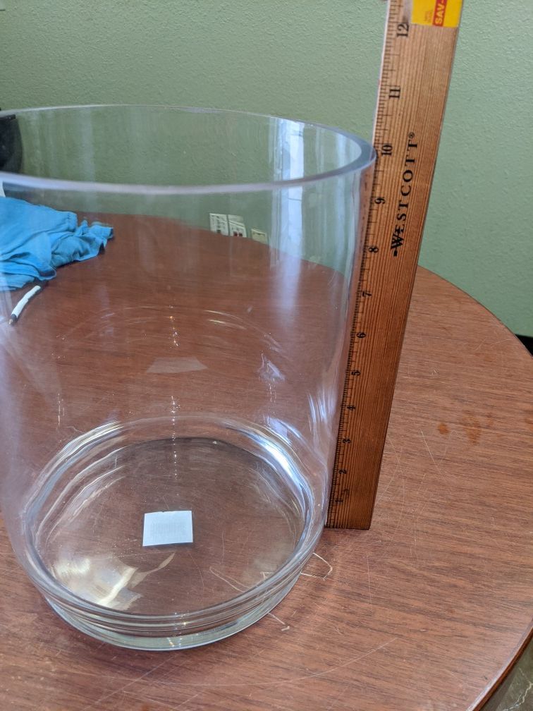 New Heavy Glass Vases