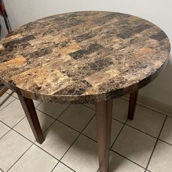 Marble Tall Table 