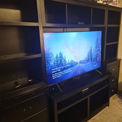 Black entertainment center