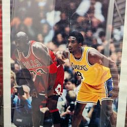 Michael Jordan & Kobe Bryant Portrait $60