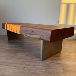 Coffee Table- Full Wood Slab From CB2