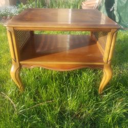 Mid Century Modern Brown Sugar End Table