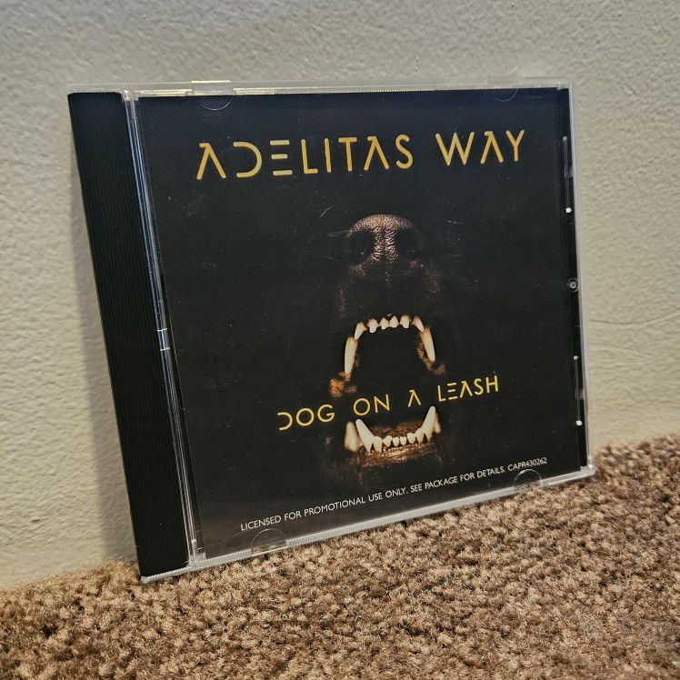 Dog on a Leash by Adelitas Way (SIGNED Promotional CD Single, 2014)