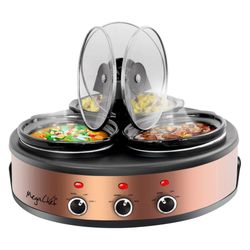 Triple Slow Cooker 
