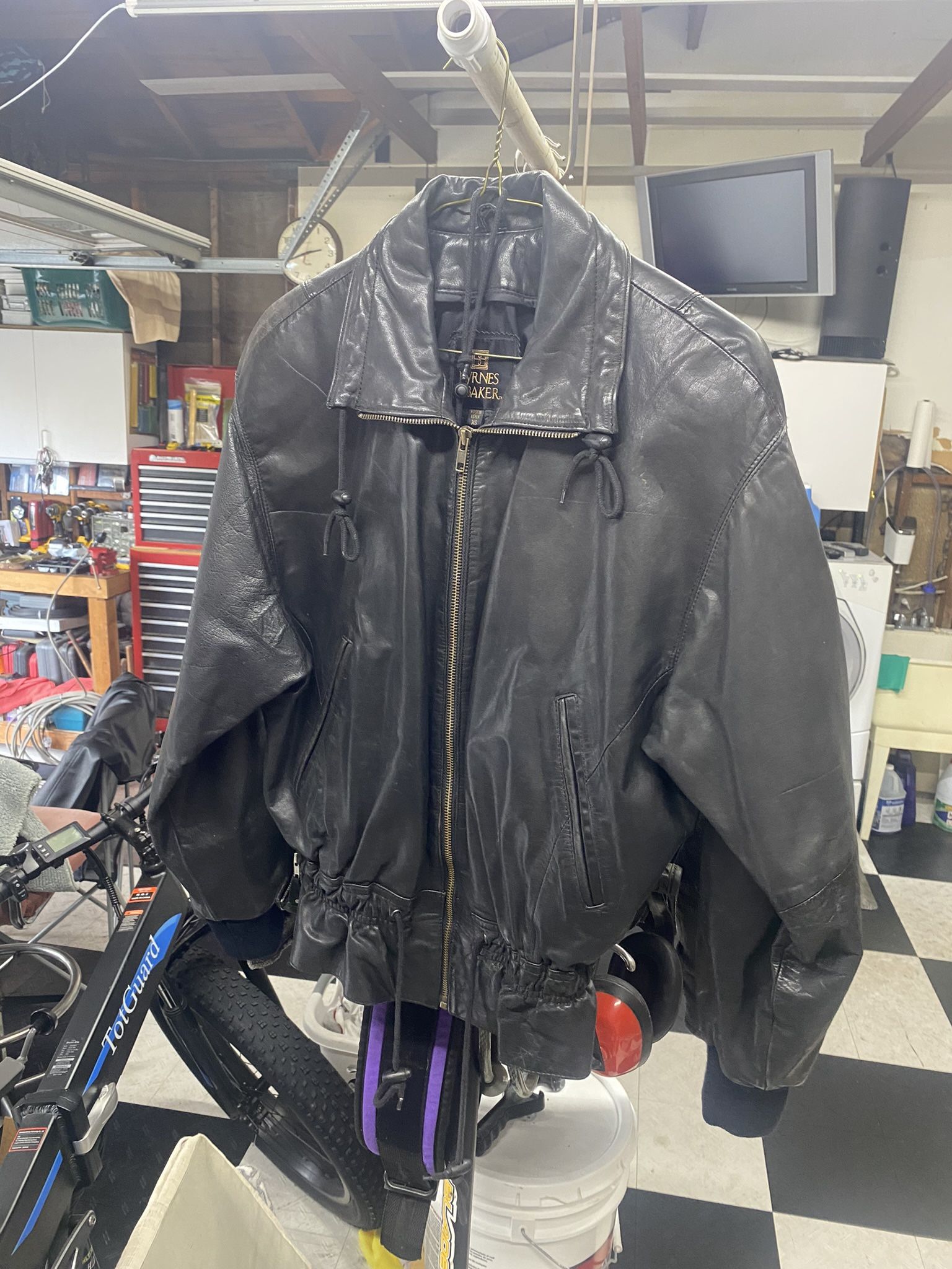 Women’s XS leather jacket - $60