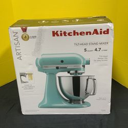 KitchenAid KSM150PSAQ Artisan Series Aqua Sky 5 Qt