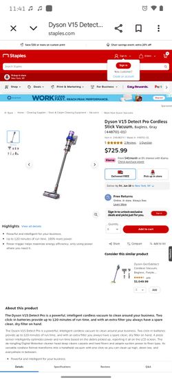 DYSON V15 DETECT PRO