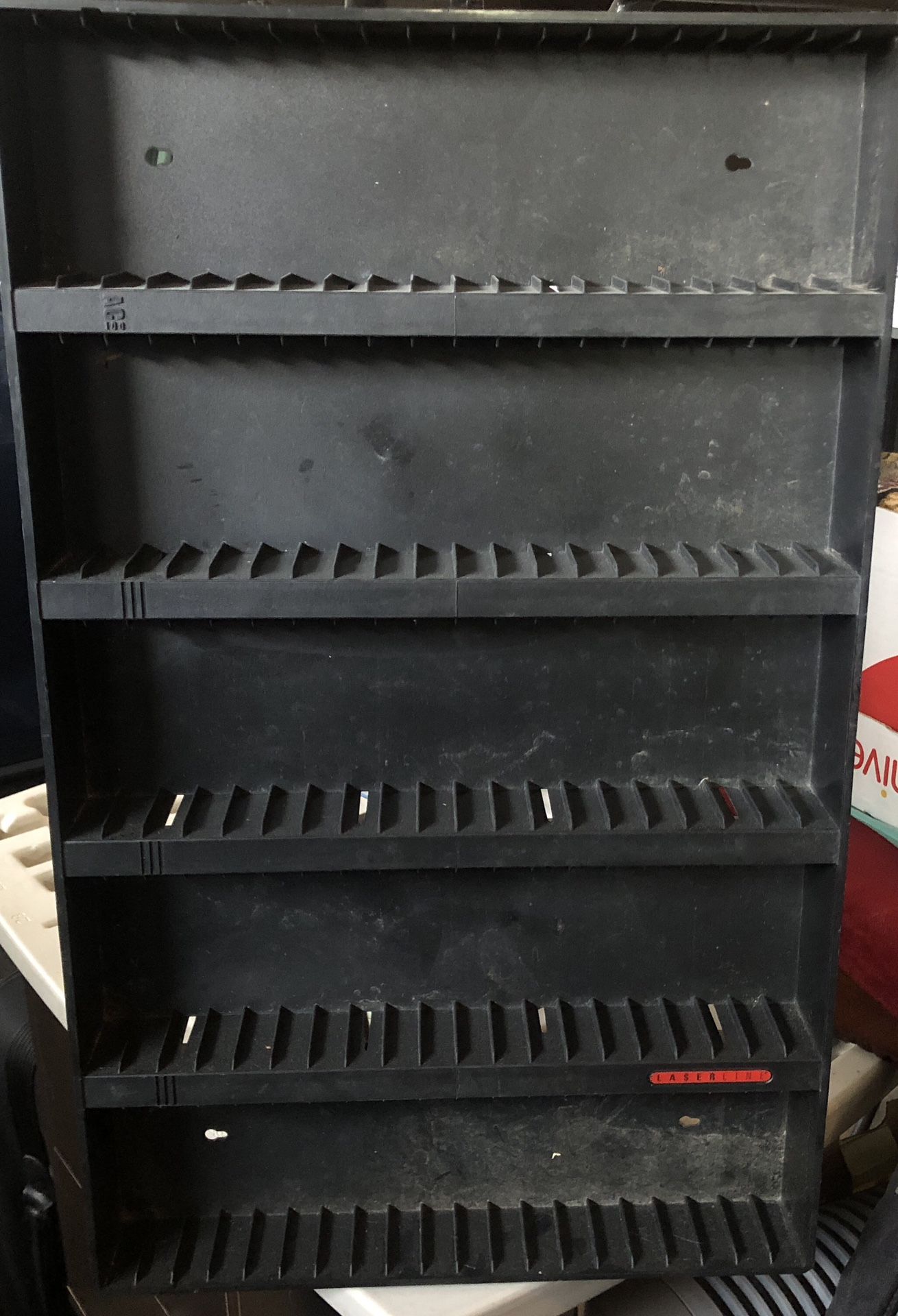 LaserLine Ac100 100 Cassette Tape Case Holder, Organizer, Wall Storage Rack