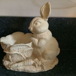 Bunny  Can Use For Planter With Real Plant Or Artificial  