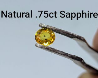 .75ct natural yellow Sapphire