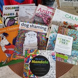 Colored Pencil Coloring Books. Each