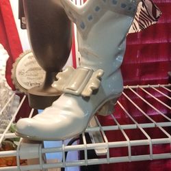 Retired Lladro Nao Warrior Boot with Buckle Large 7"