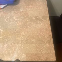 Marble Table  64Lx 38 W x31H