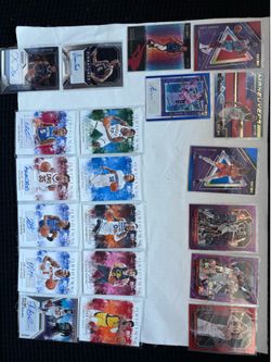 NBA Basketball Card Lot with Autos and Numbered Cards