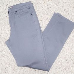Men's Hudson & Barrow Gray Slim Stretch Pants