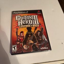 PlayStation 2 Game Guitar Hero 3  Legends Of Rock (NEW Factory Sealed) (NOT FOR RESALE) $40