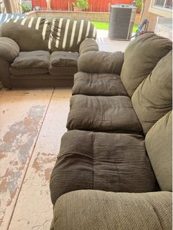 Sofa and love seat