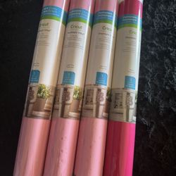 4 Rolls Of Cricut Vinyl 